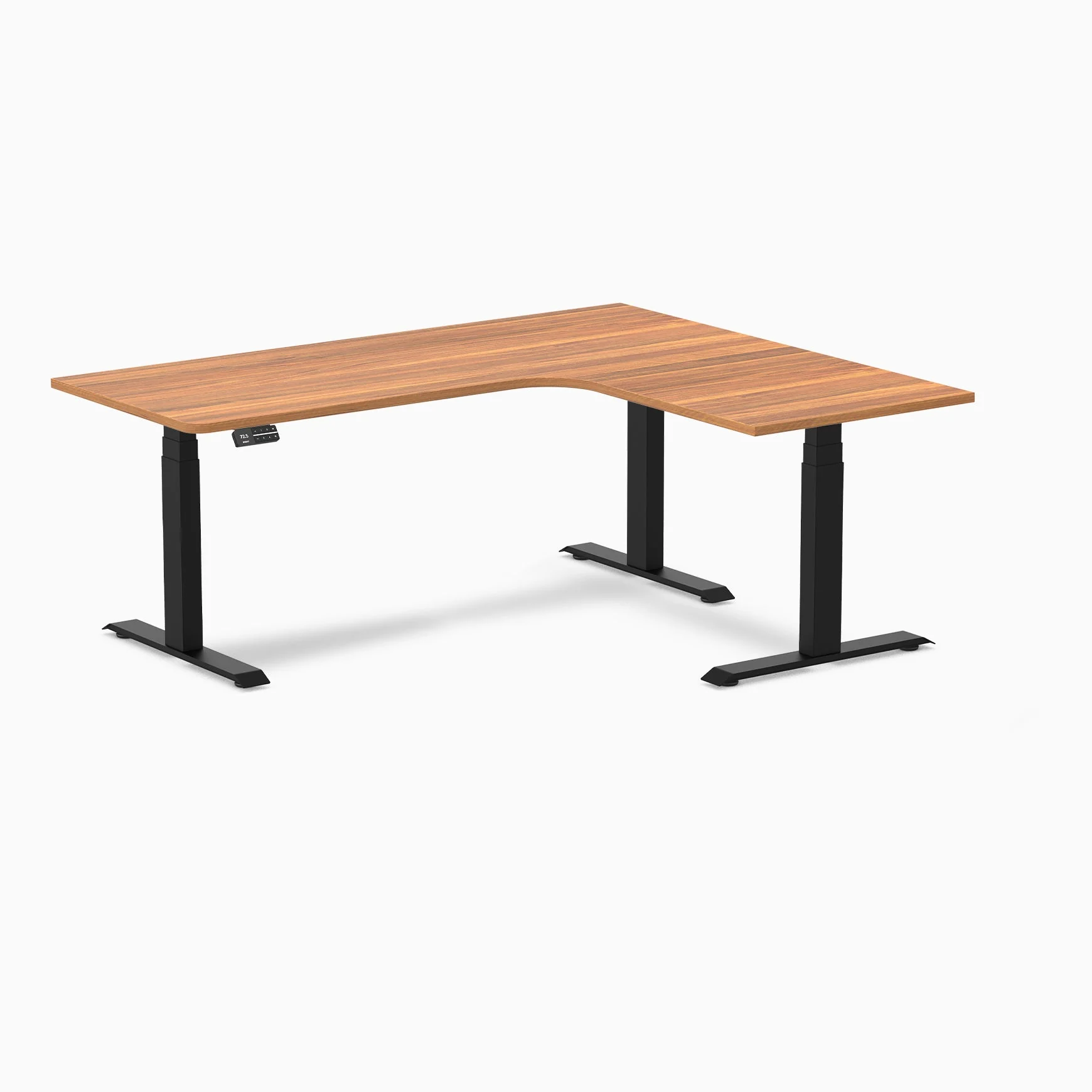 Desky L-Shape Melamine Sit Stand Desk - Image 76