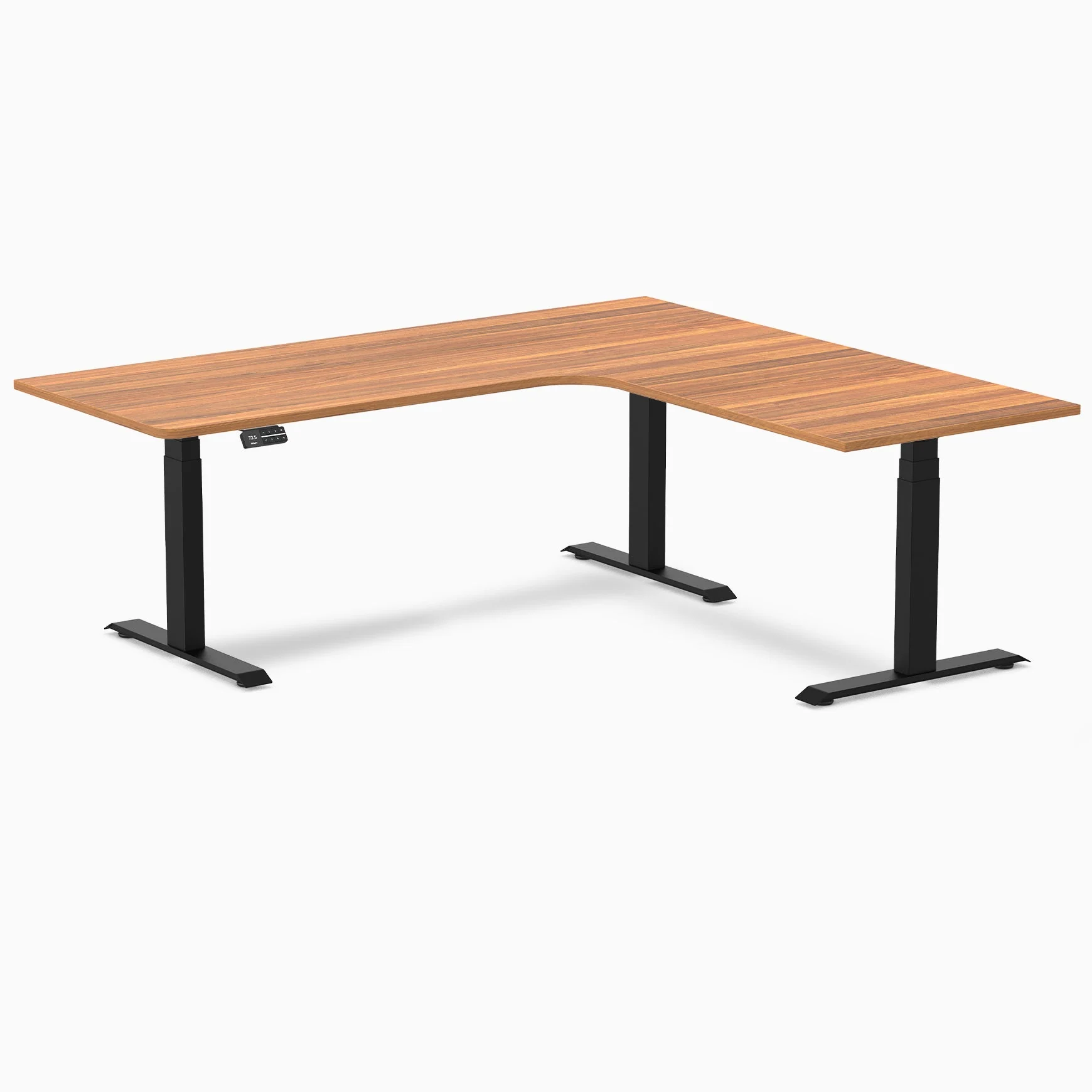 Desky L-Shape Melamine Sit Stand Desk - Image 78