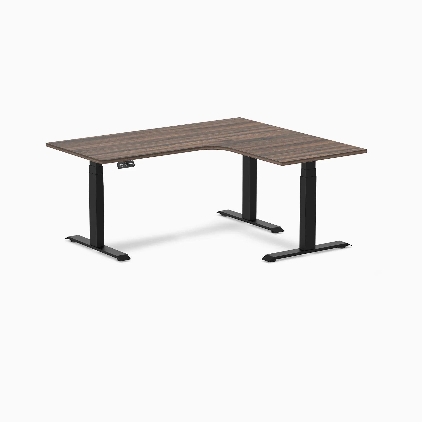 Desky L-Shape Melamine Sit Stand Desk - Image 80