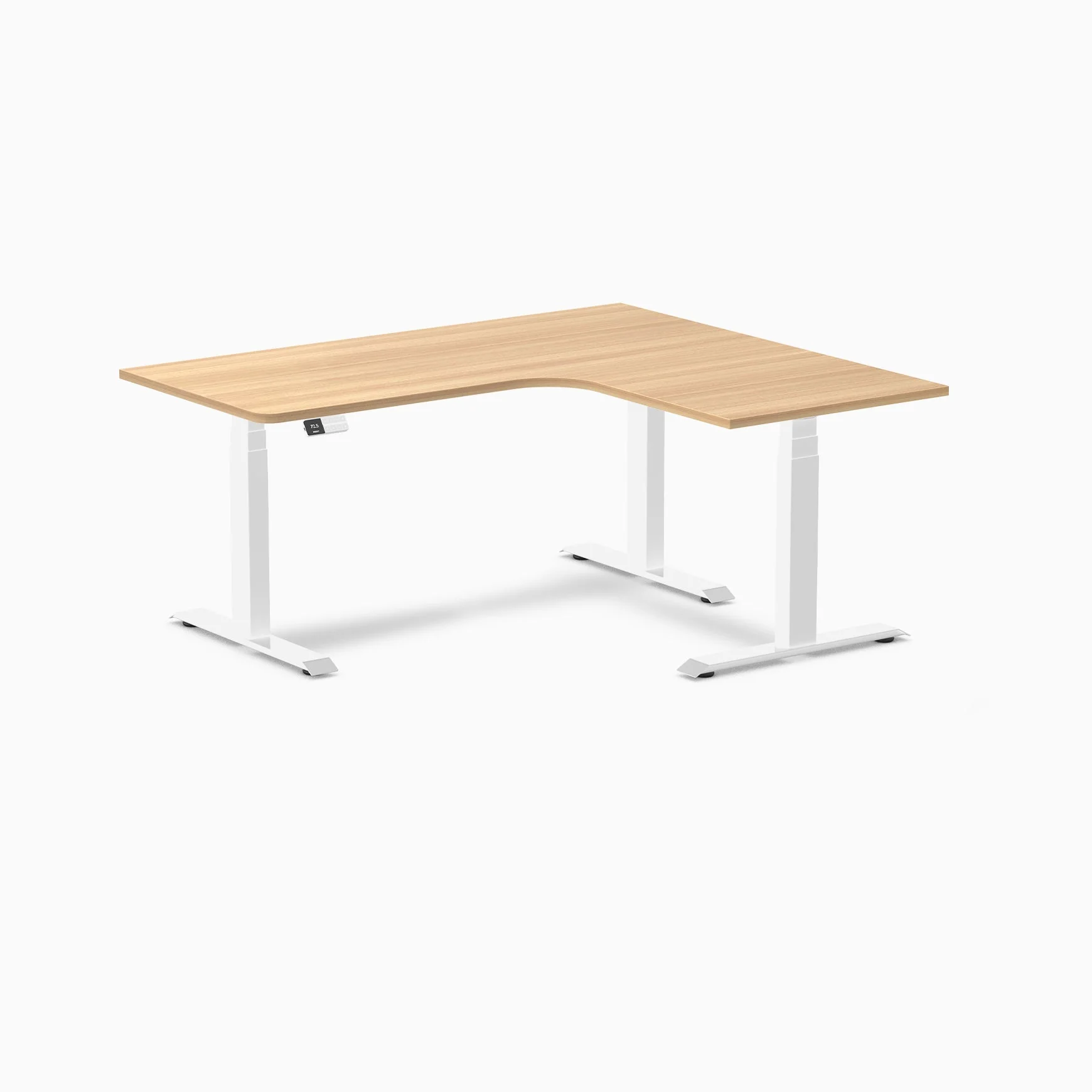 Desky L-Shape Melamine Sit Stand Desk - Image 87