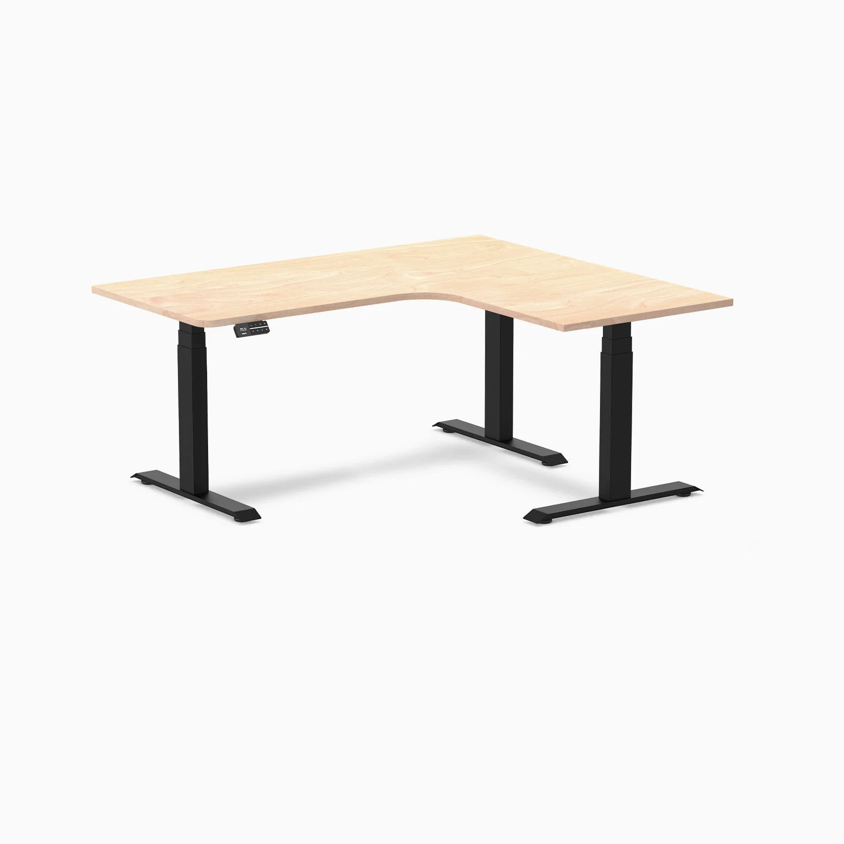 Desky L-Shape Melamine Sit Stand Desk - Image 92