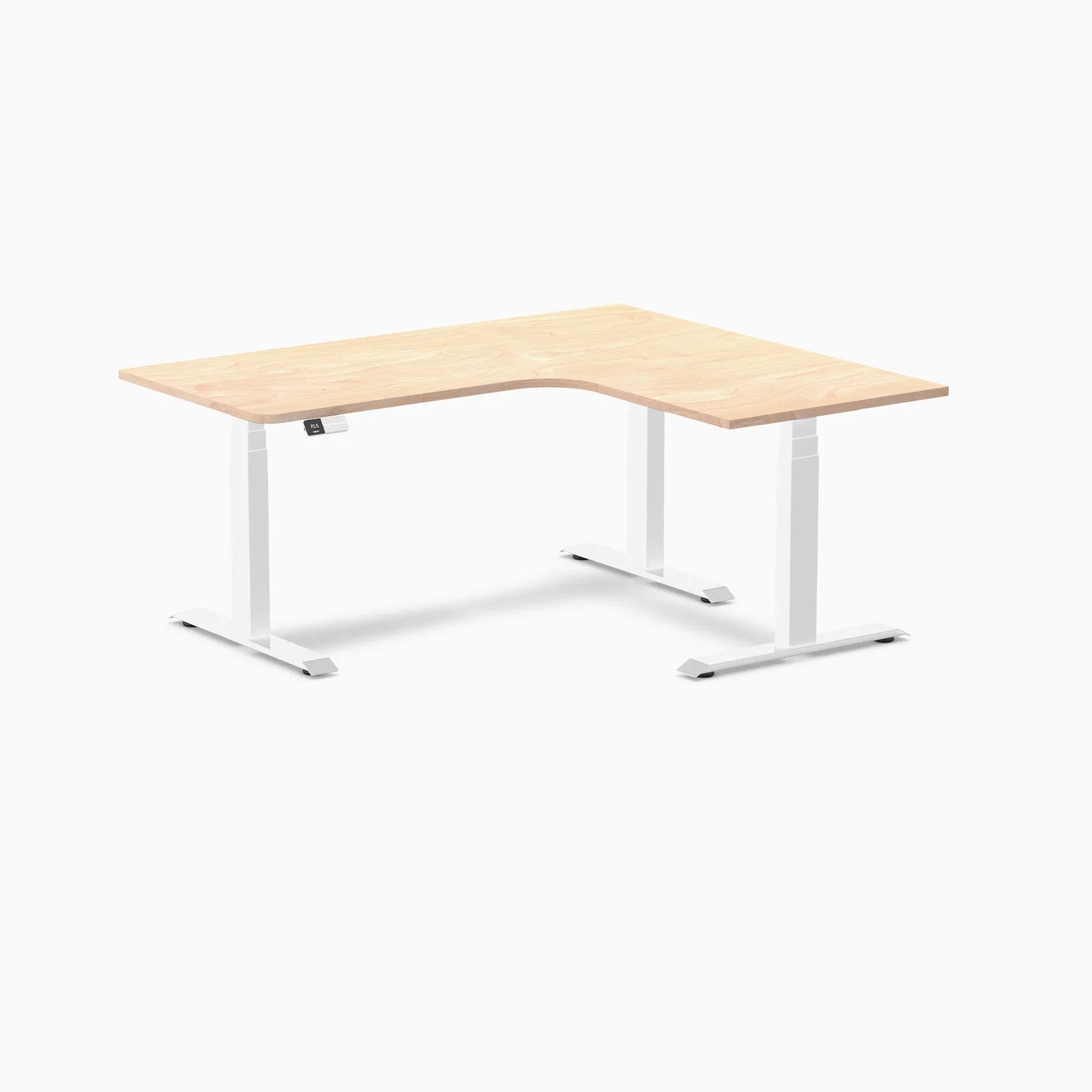 Desky L-Shape Melamine Sit Stand Desk - Image 93