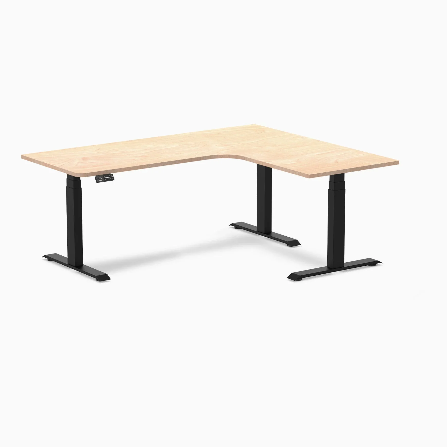 Desky L-Shape Melamine Sit Stand Desk - Image 95