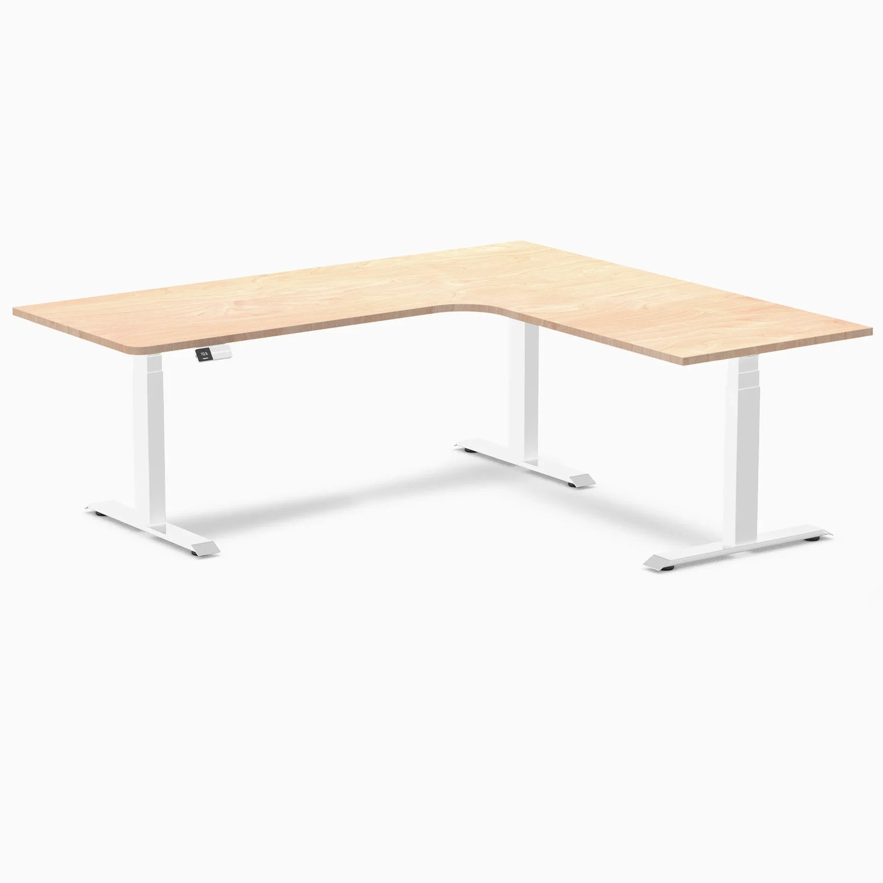 Desky L-Shape Melamine Sit Stand Desk - Image 99