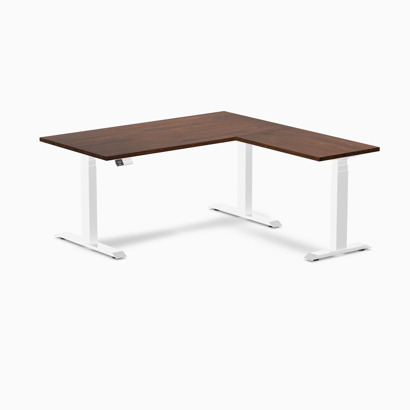 Desky Rubberwood L-Shape Sit Stand Desk - Image 20
