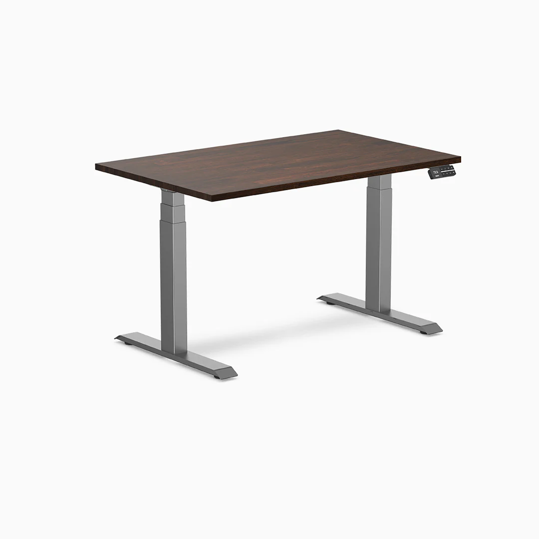 Desky Dual Rubberwood Sit Stand Desk - Image 13