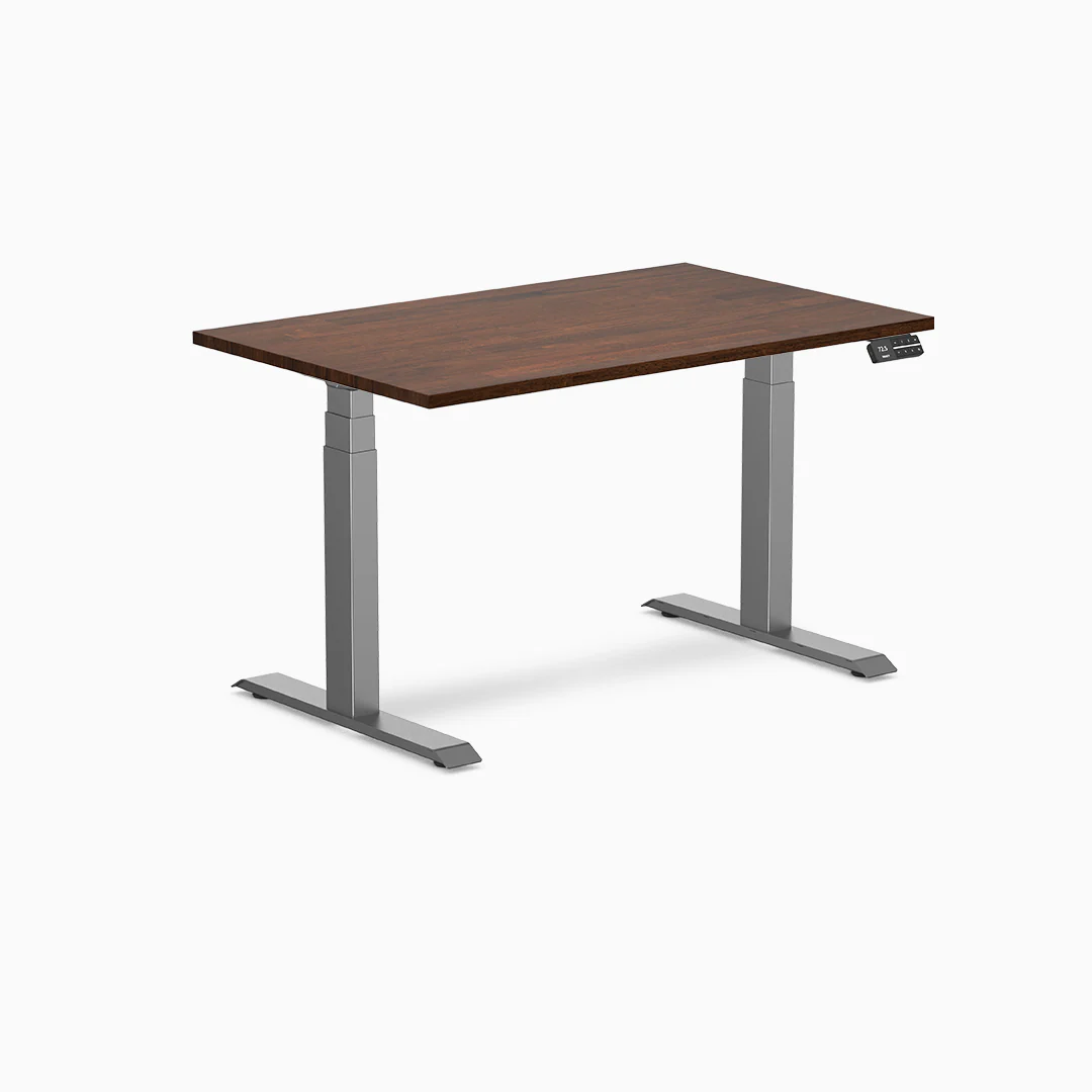 Desky Dual Rubberwood Sit Stand Desk - Image 17