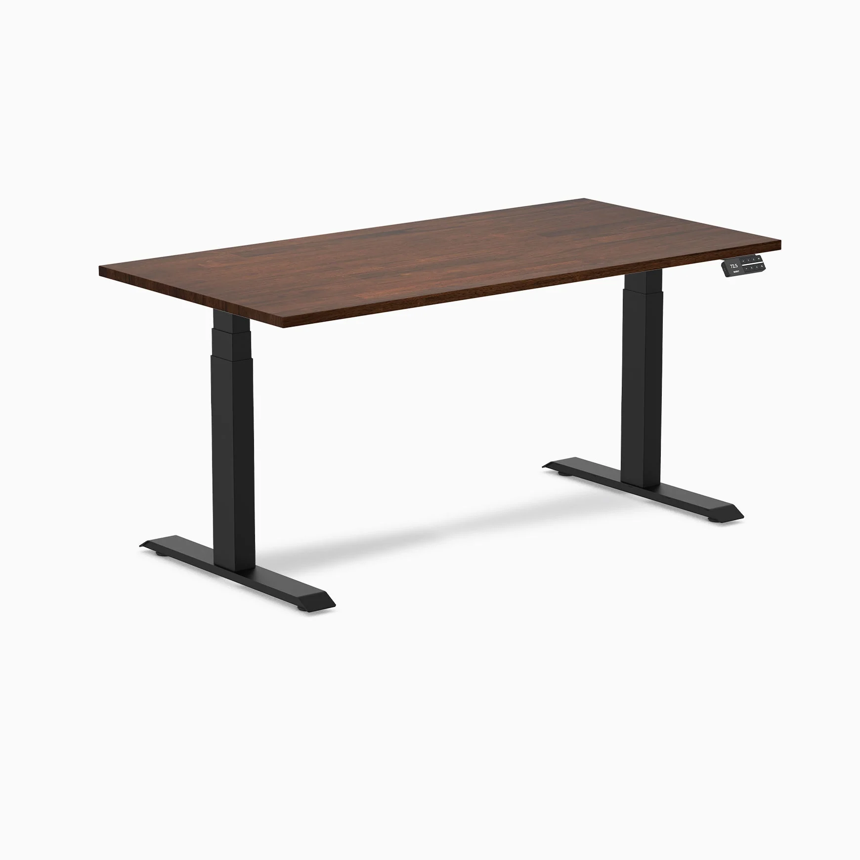 Desky Dual Rubberwood Sit Stand Desk - Image 32