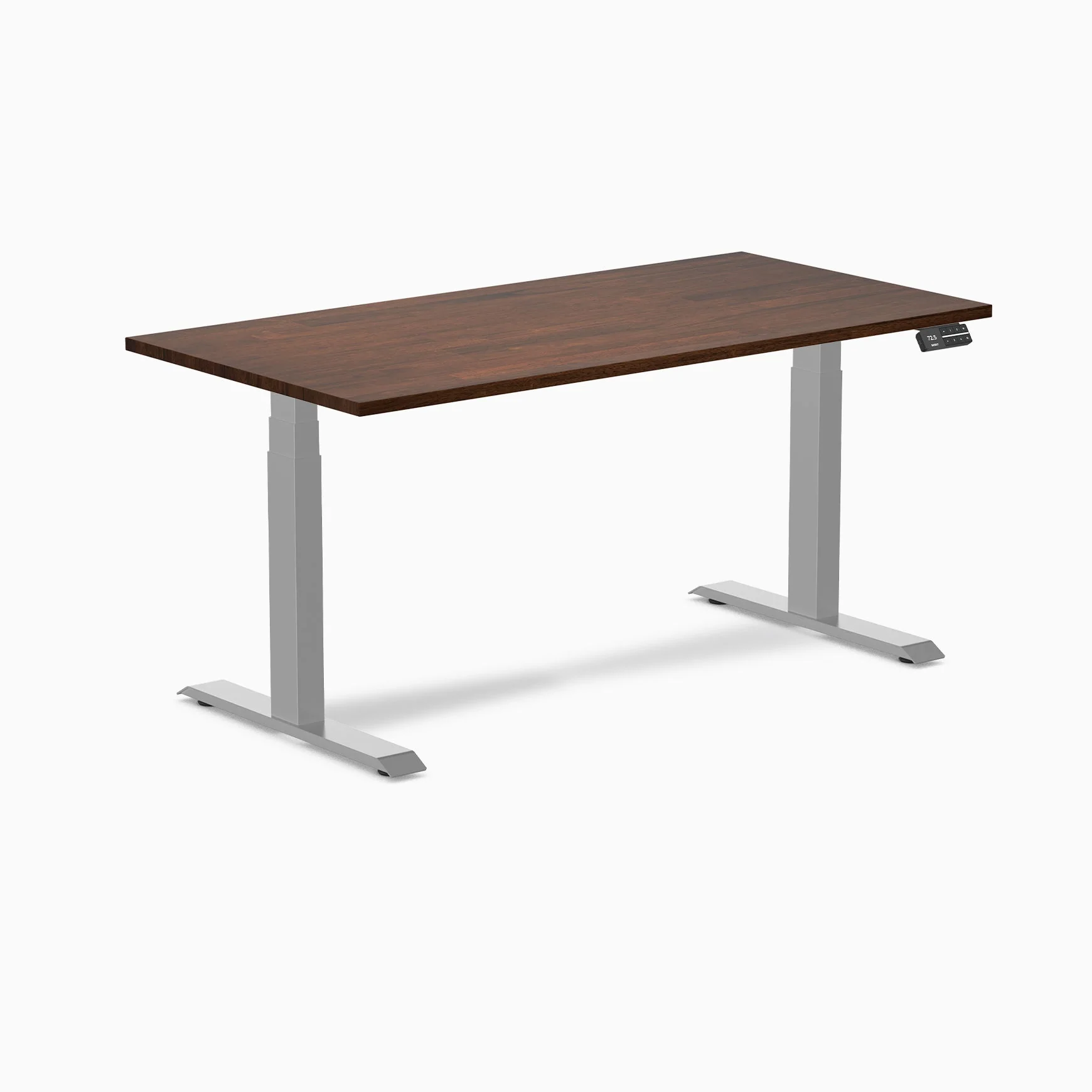 Desky Dual Rubberwood Sit Stand Desk - Image 34
