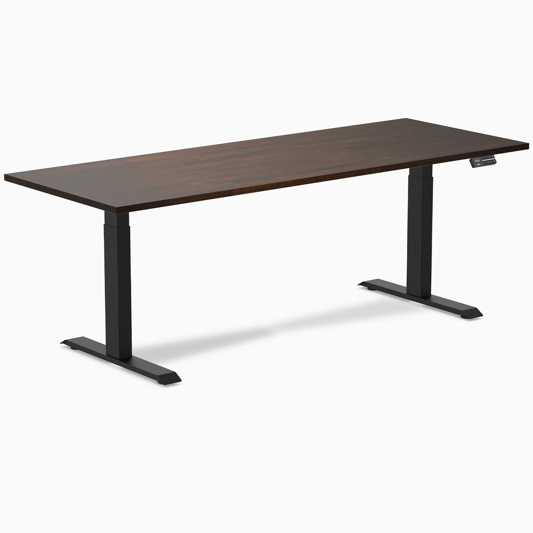 Desky Dual Rubberwood Sit Stand Desk - Image 38