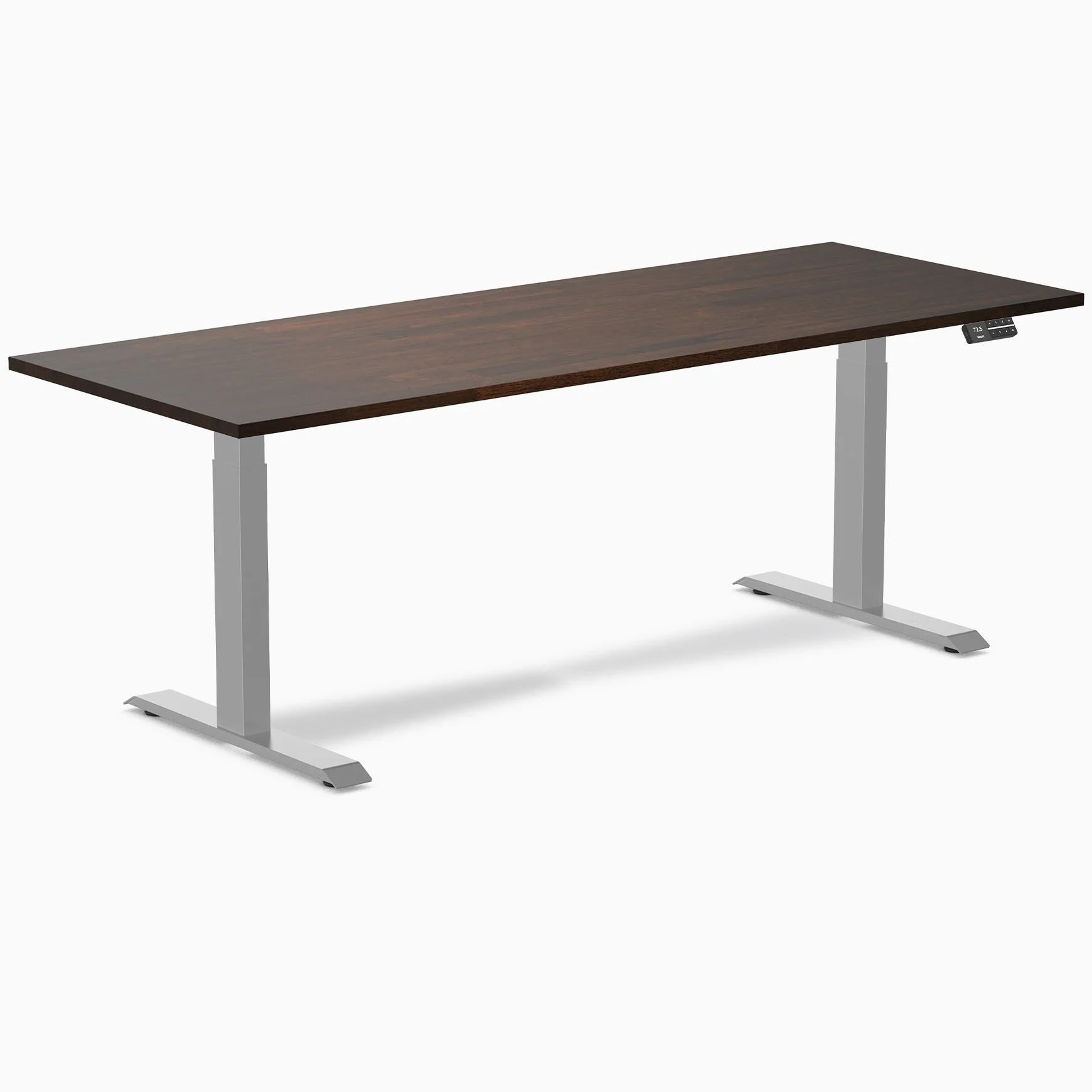 Desky Dual Rubberwood Sit Stand Desk - Image 40