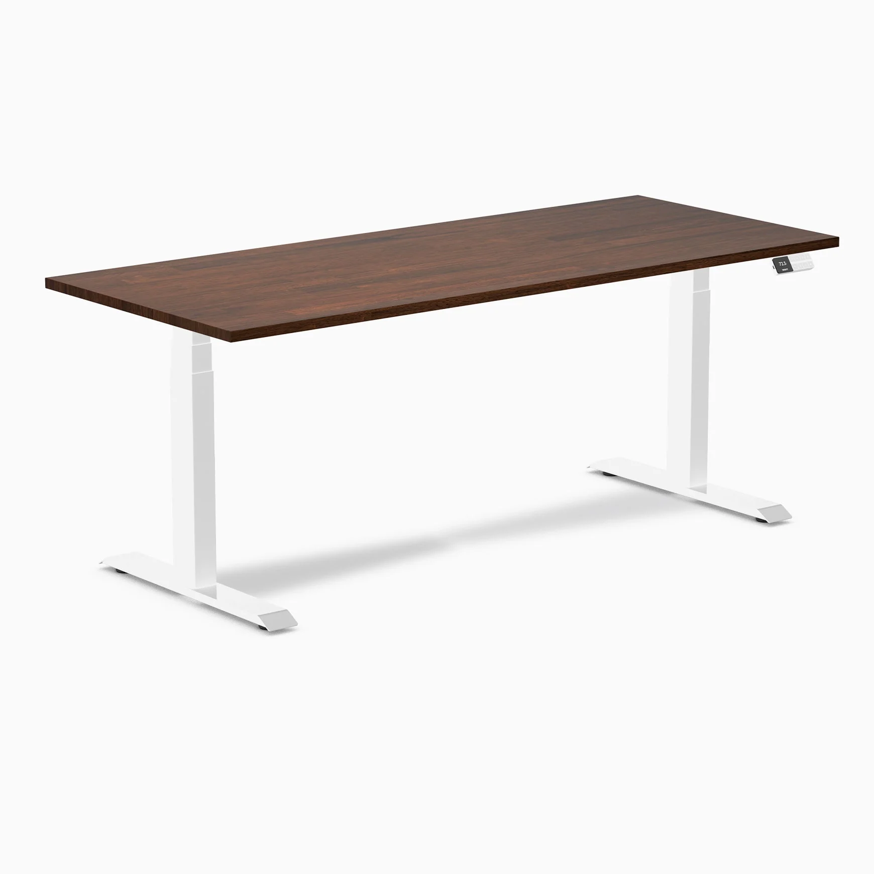 Desky Dual Rubberwood Sit Stand Desk - Image 48