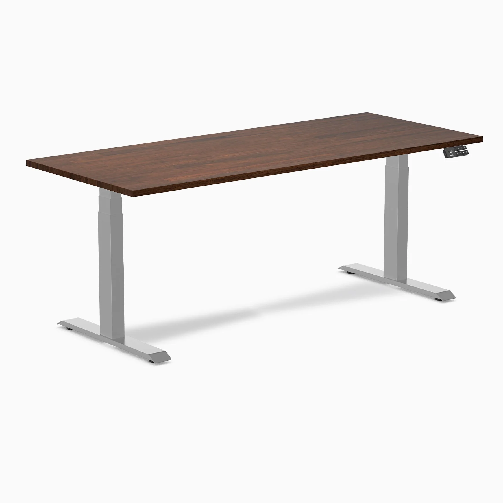 Desky Dual Rubberwood Sit Stand Desk - Image 49