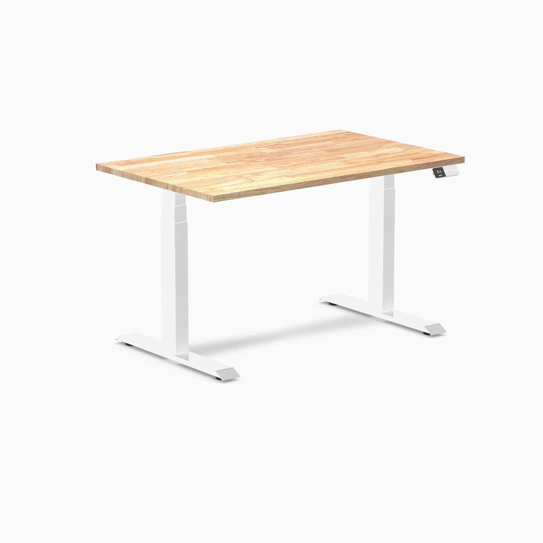 Desky Dual Rubberwood Sit Stand Desk - Image 54