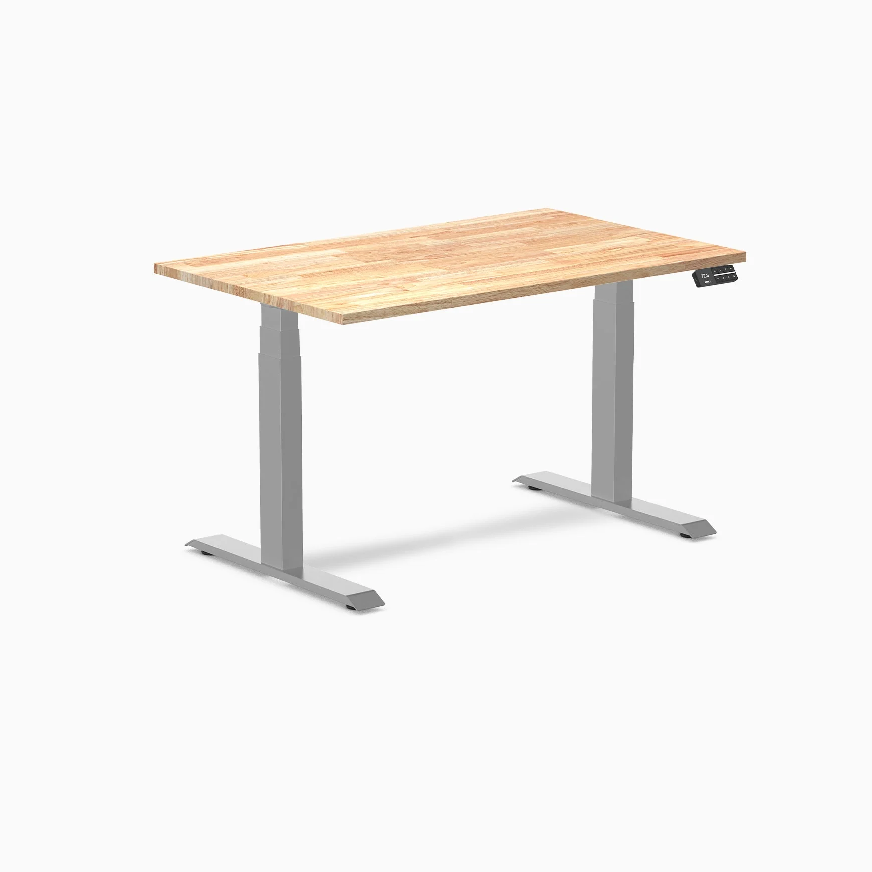 Desky Dual Rubberwood Sit Stand Desk - Image 55