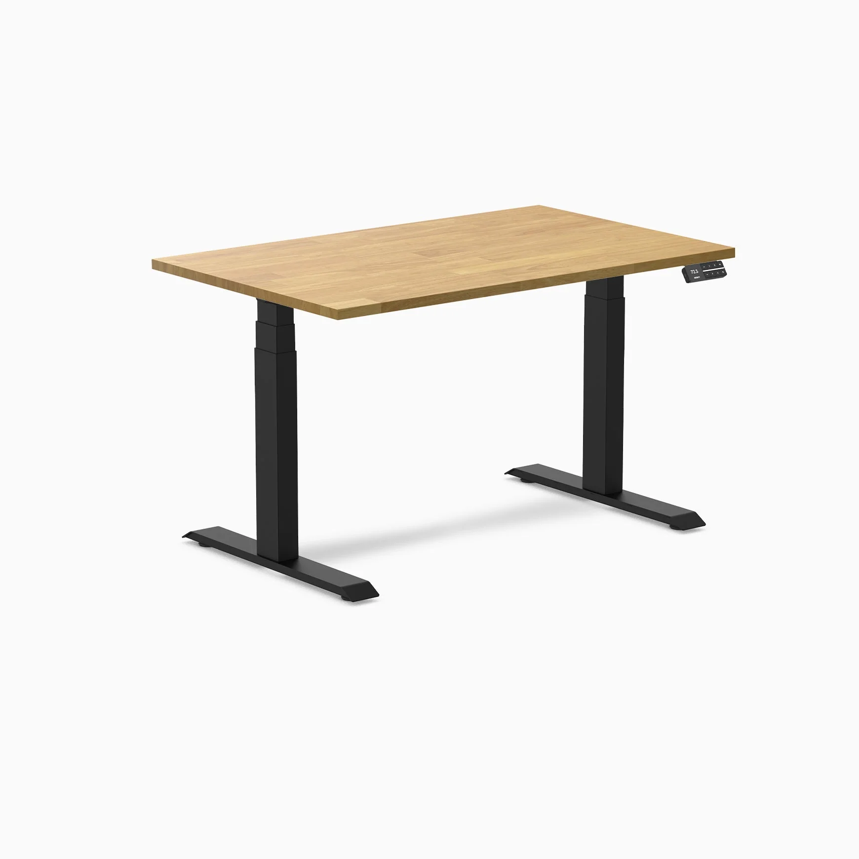 Desky Dual Rubberwood Sit Stand Desk - Image 65