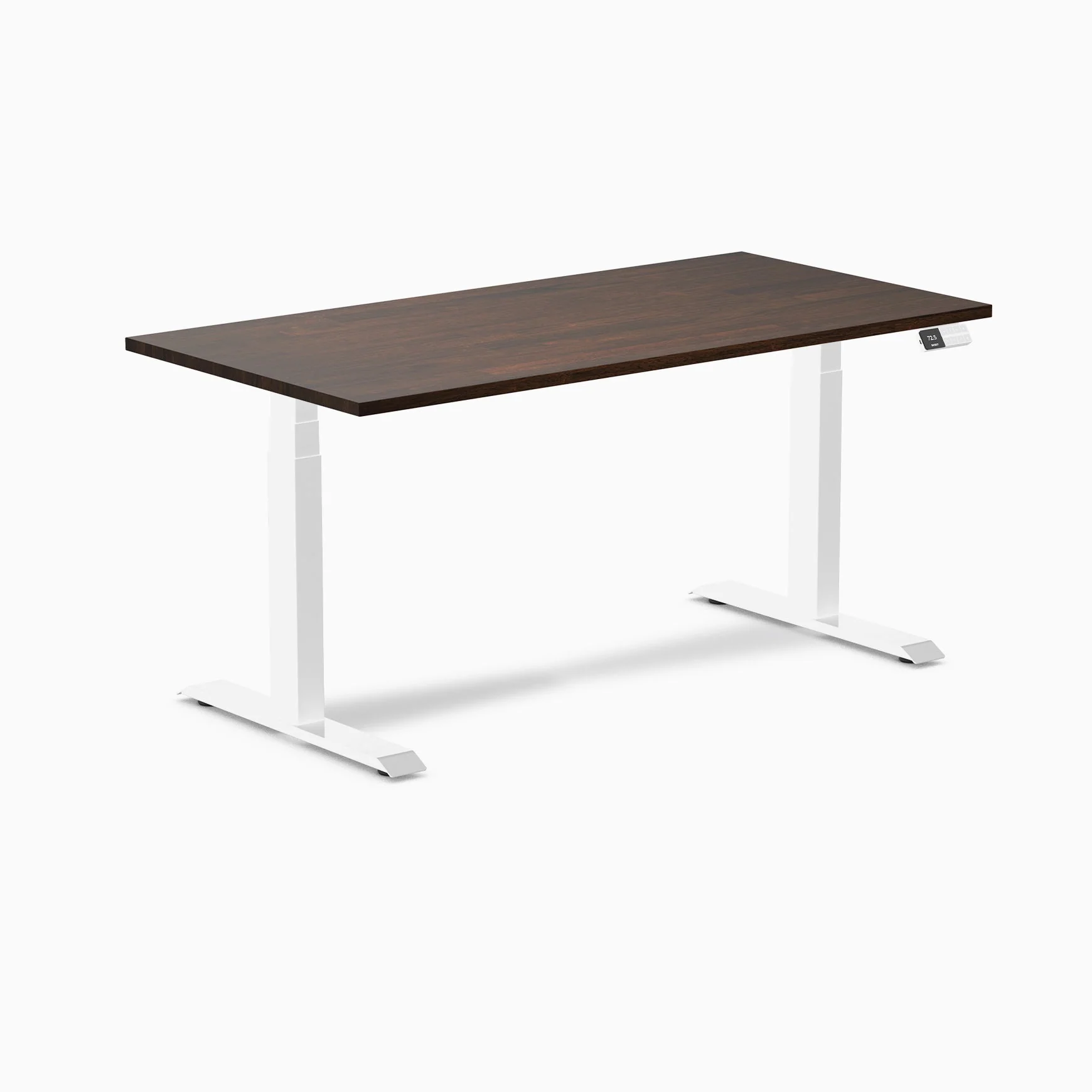 Desky Dual Rubberwood Sit Stand Desk - Image 78