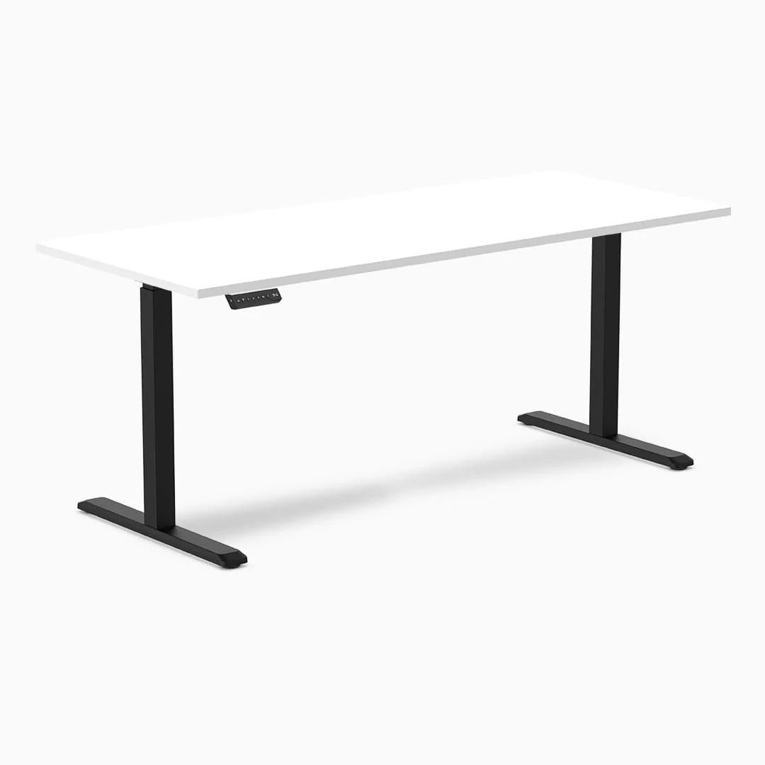 Desky Single Sit Stand Desk - Image 10