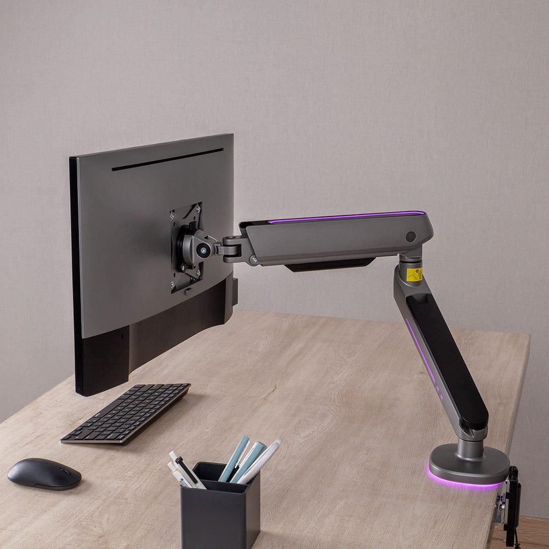 Desky Single LED Monitor Arm - Image 4