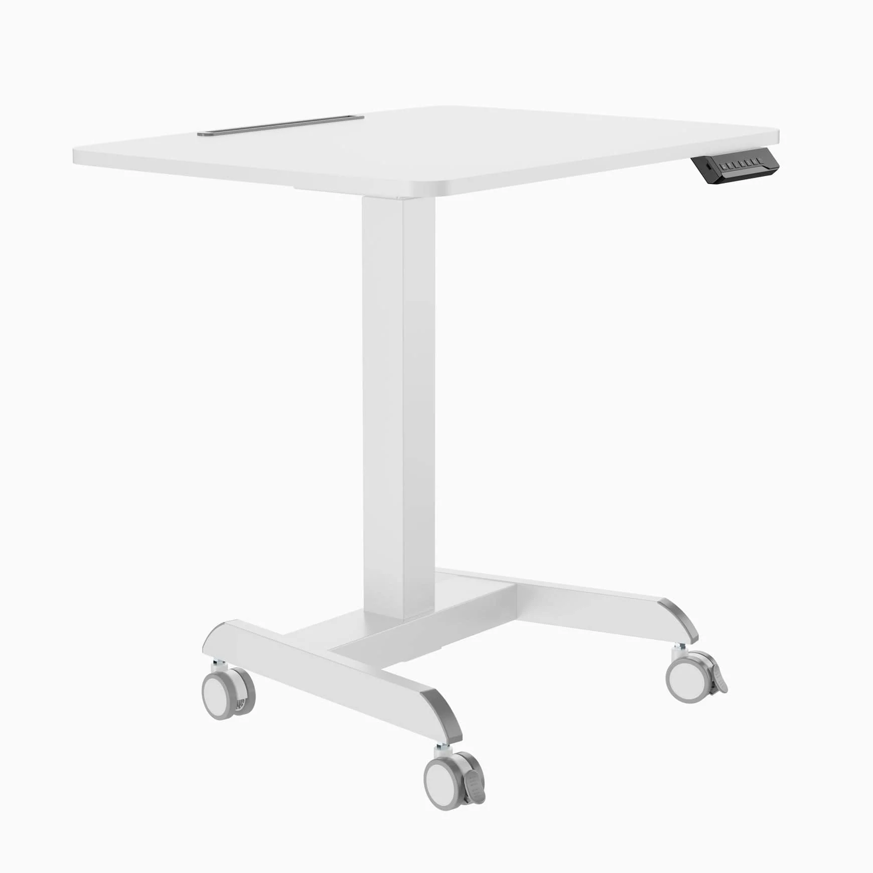 Desky Single Sit Stand Pedestal Desk - Image 9