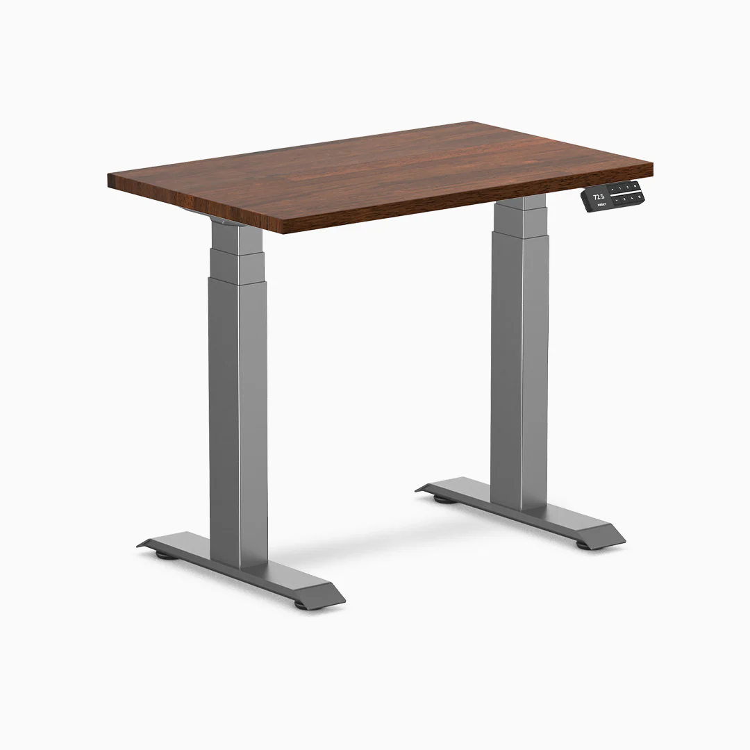 Desky Dual Mini Rubberwood Sit Stand Desk - Image 12