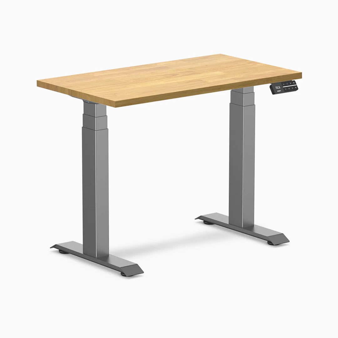 Desky Dual Mini Rubberwood Sit Stand Desk - Image 21