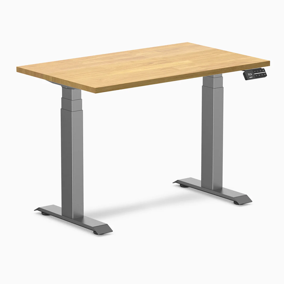 Desky Dual Mini Rubberwood Sit Stand Desk - Image 22
