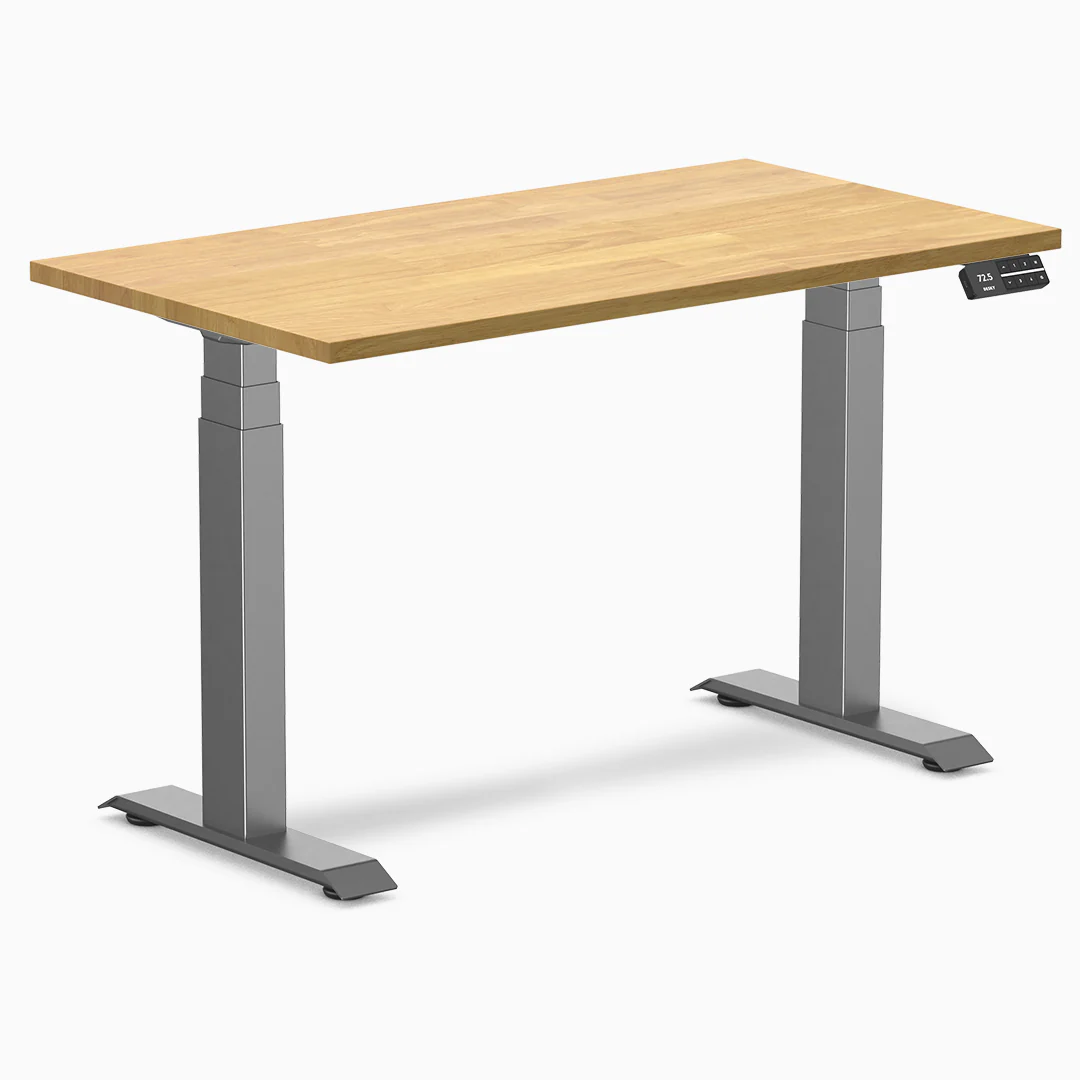 Desky Dual Mini Rubberwood Sit Stand Desk - Image 23