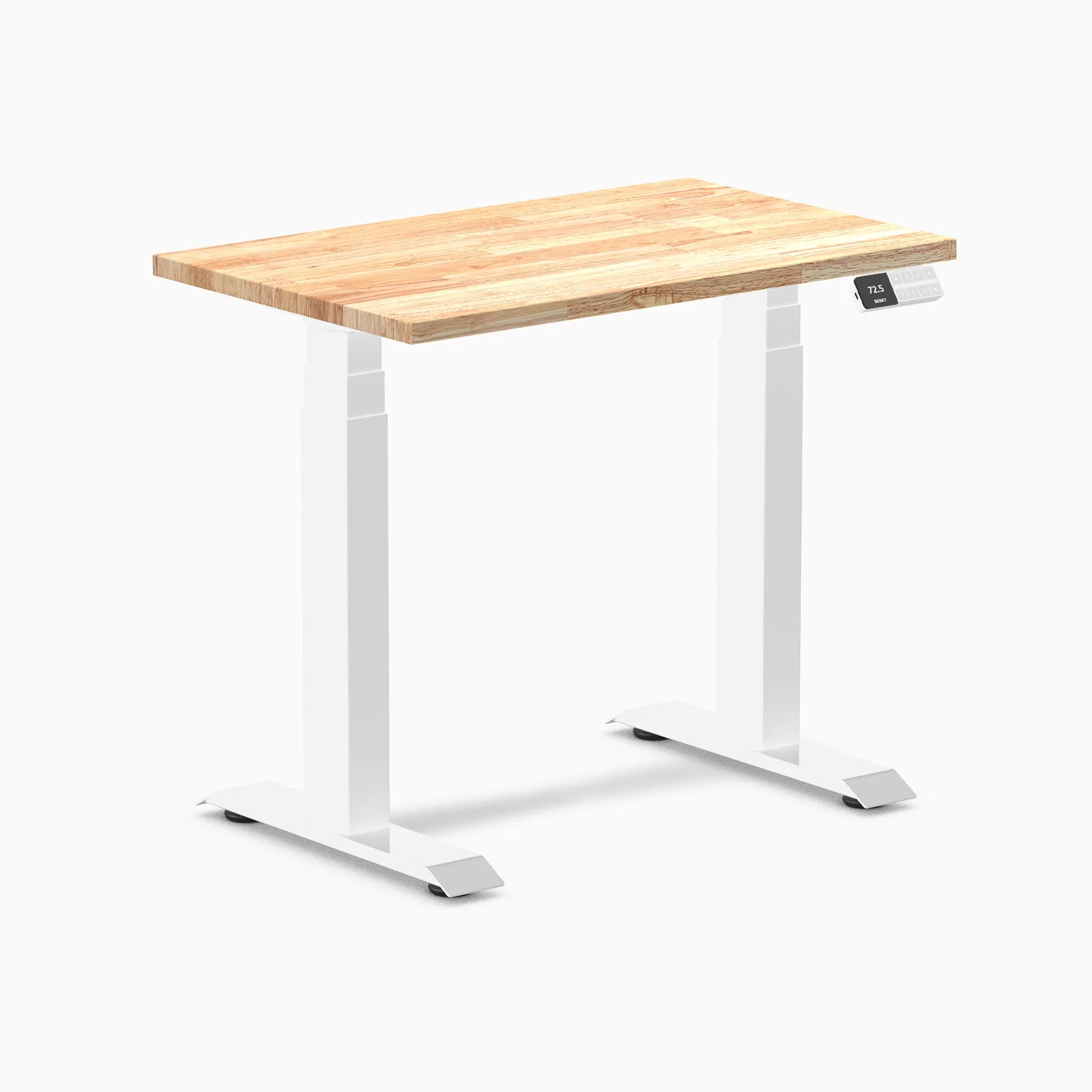 Desky Dual Mini Rubberwood Sit Stand Desk - Image 49