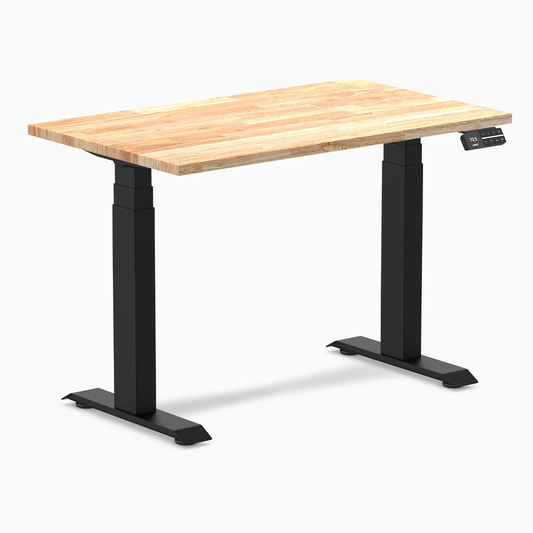 Desky Dual Mini Rubberwood Sit Stand Desk - Image 53