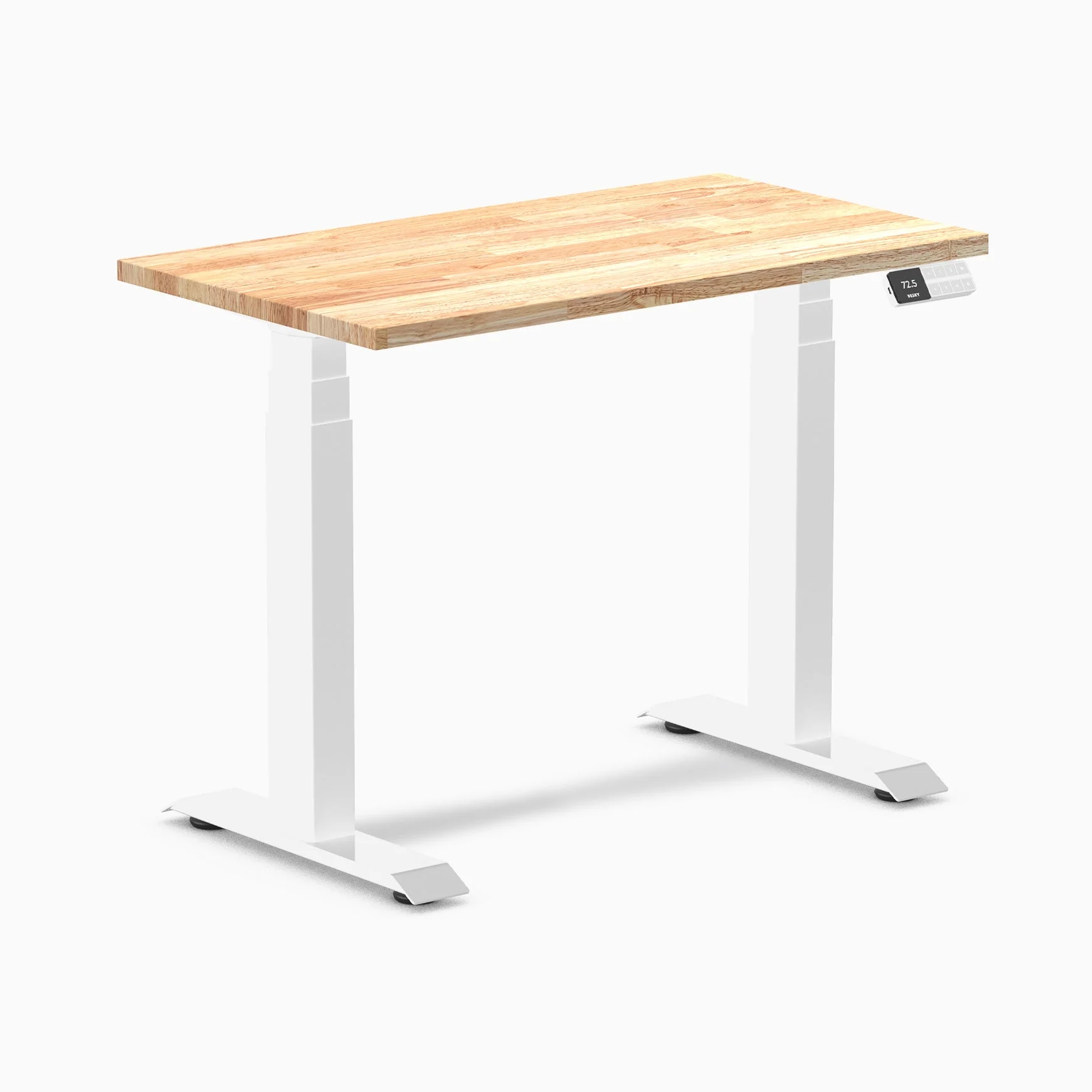 Desky Dual Mini Rubberwood Sit Stand Desk - Image 54