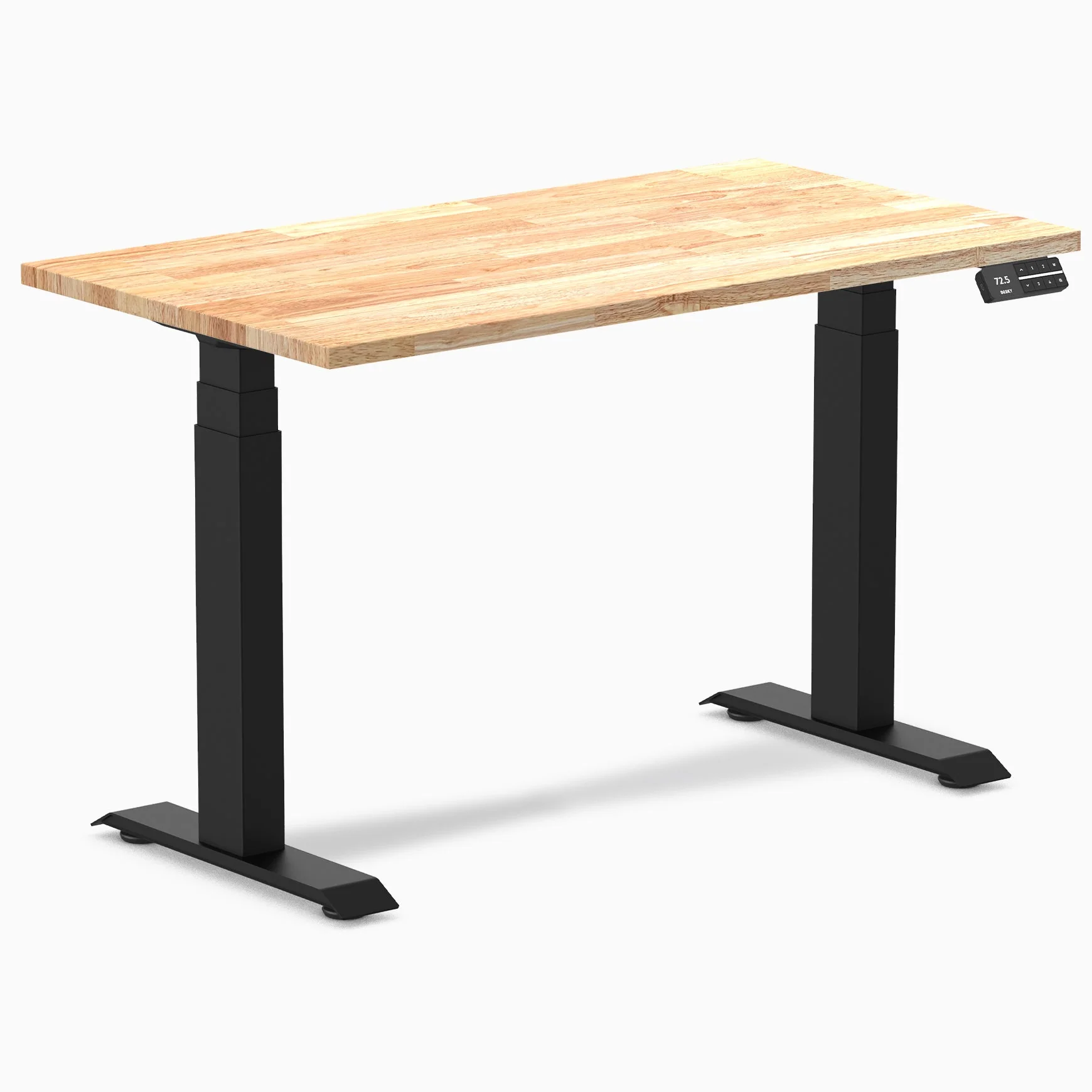 Desky Dual Mini Rubberwood Sit Stand Desk - Image 57