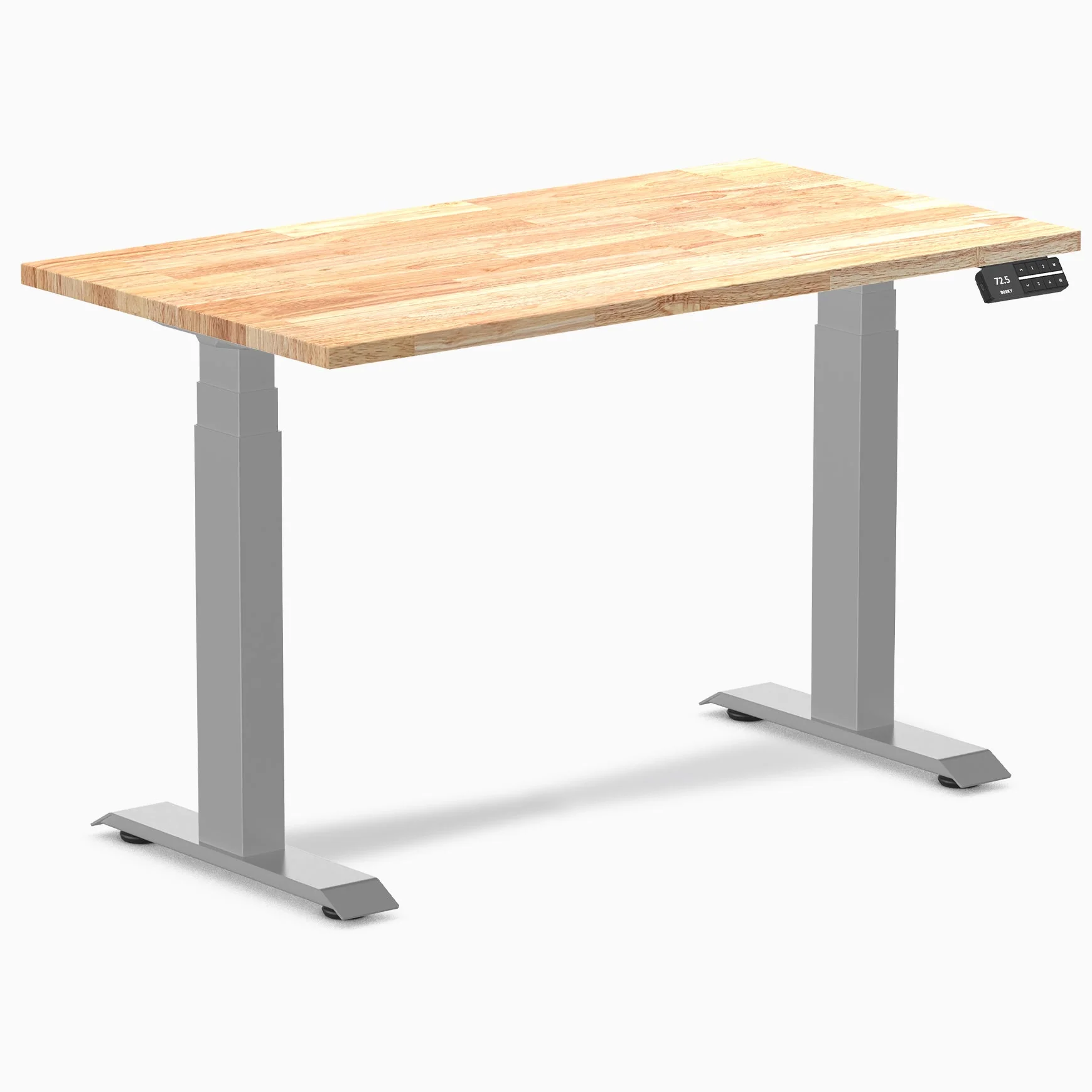 Desky Dual Mini Rubberwood Sit Stand Desk - Image 59