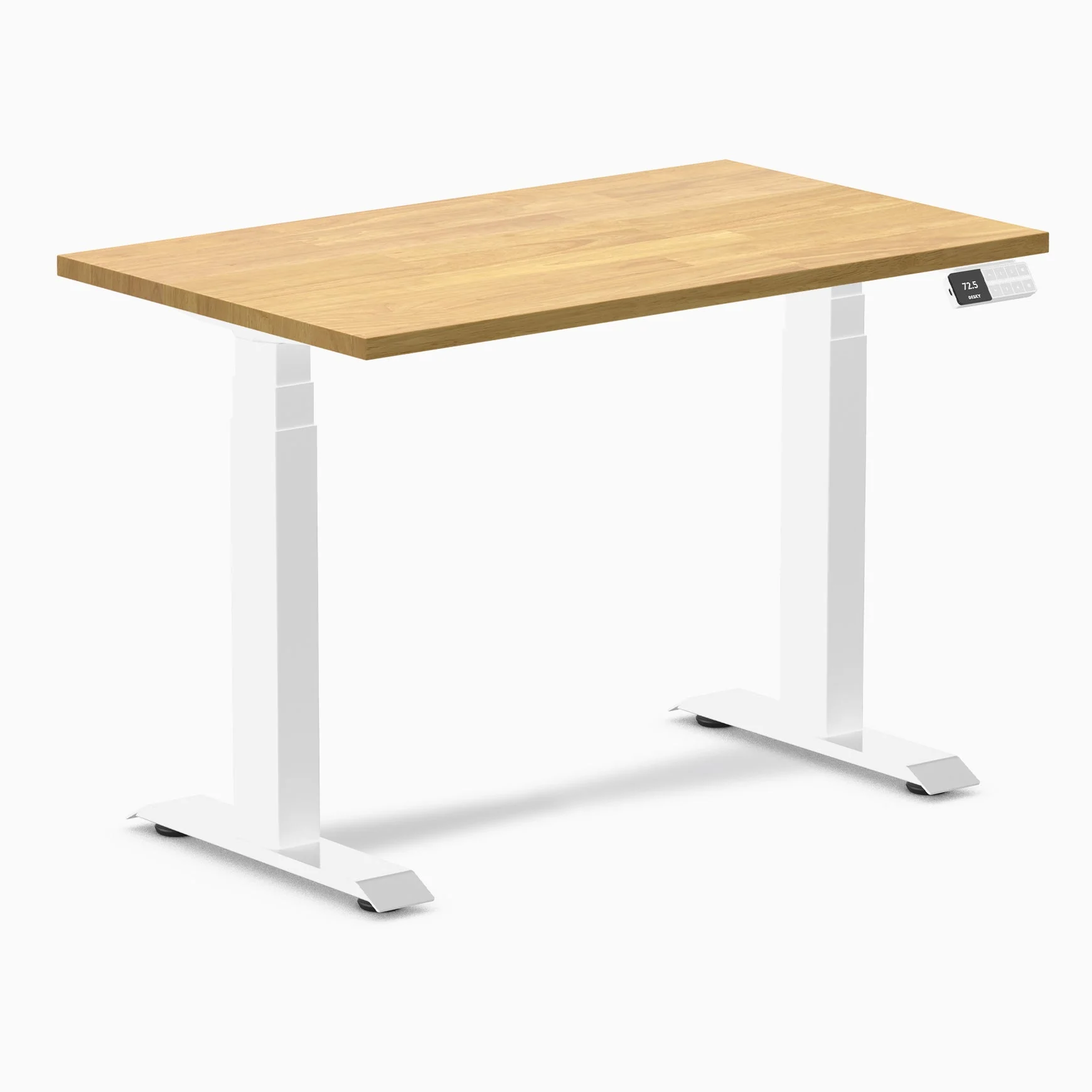 Desky Dual Mini Rubberwood Sit Stand Desk - Image 67