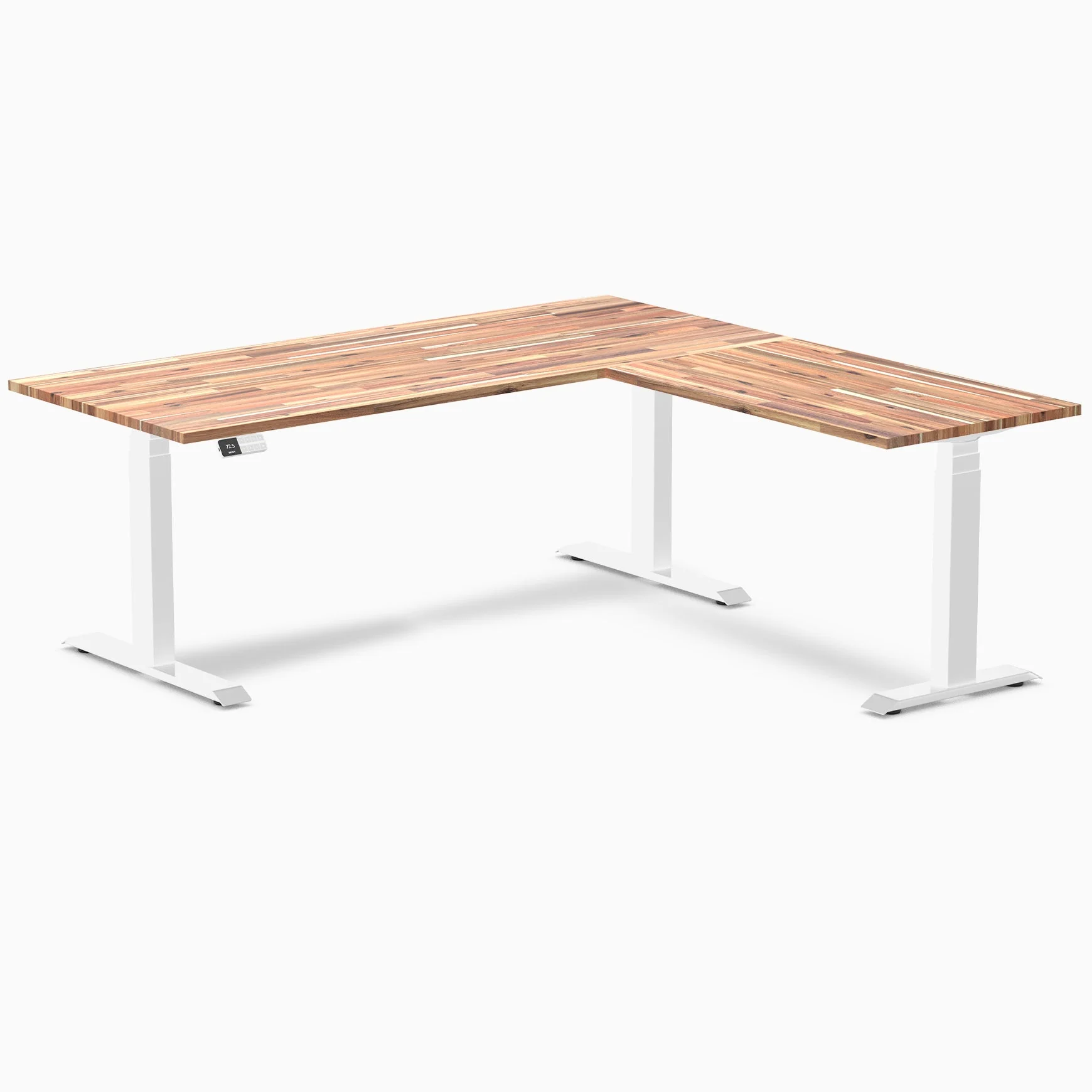 Desky Softwood L-Shape Sit Stand Desk - Image 11