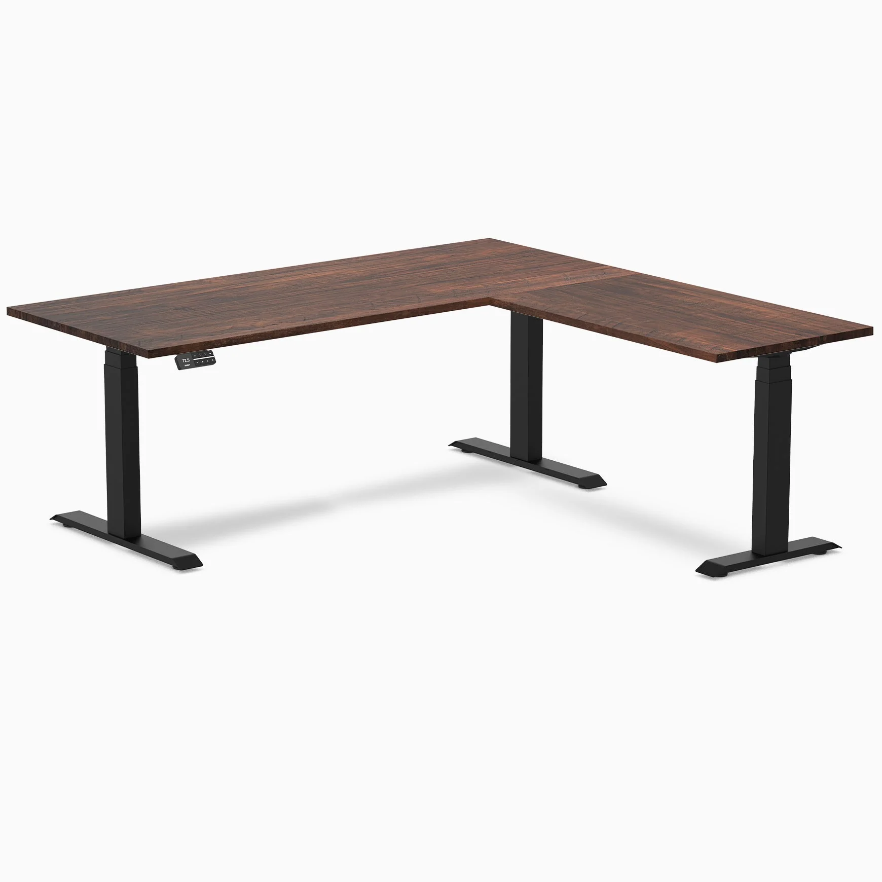 Desky Softwood L-Shape Sit Stand Desk - Image 14