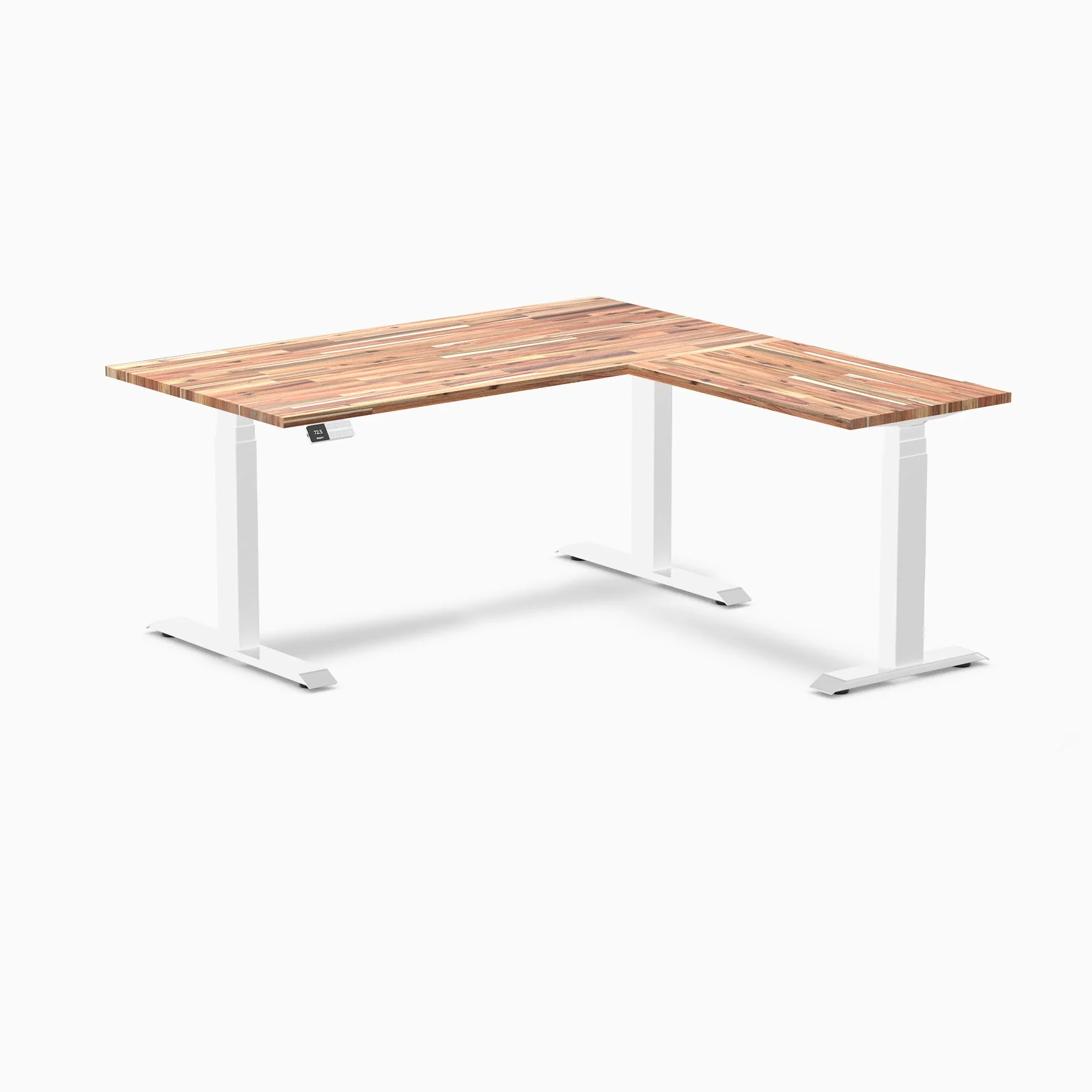 Desky Softwood L-Shape Sit Stand Desk - Image 9
