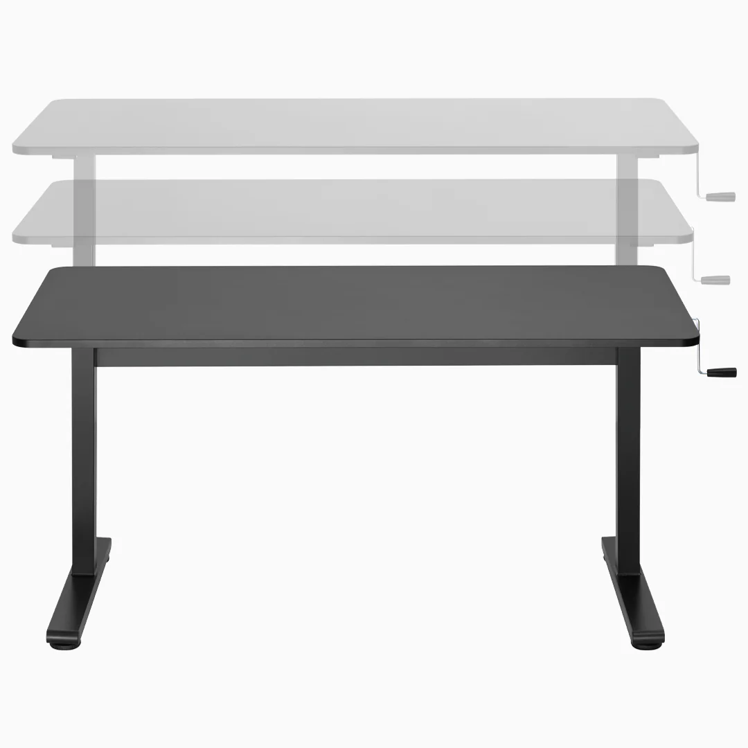 Desky Zero Manual Sit Stand Desk - Image 7