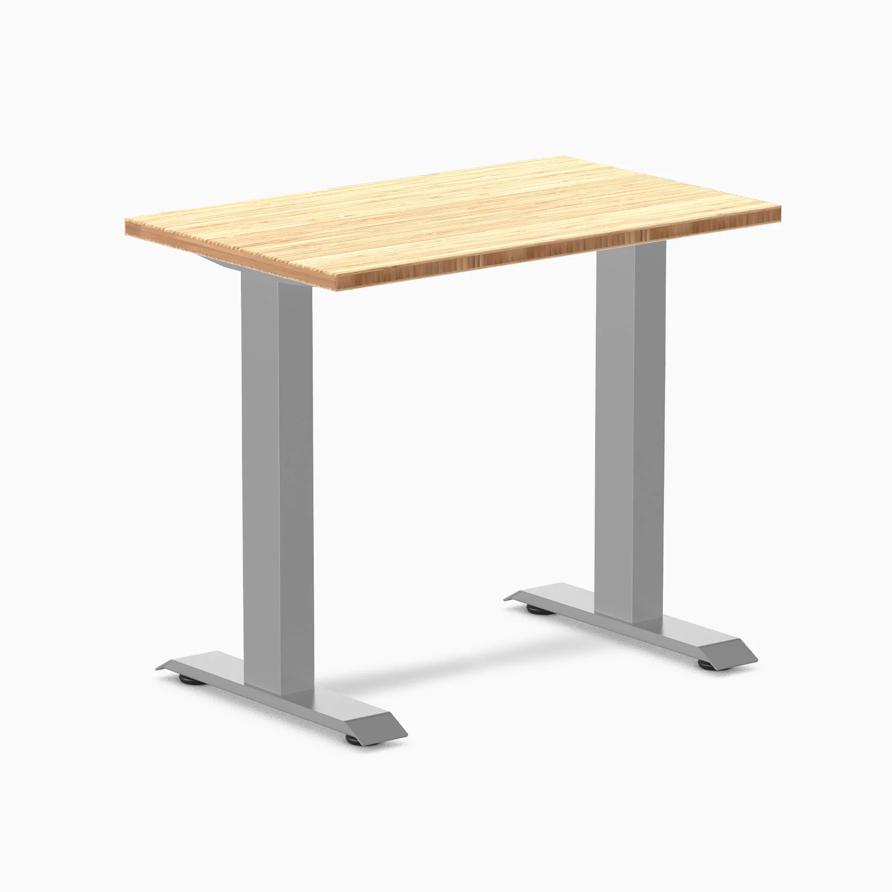 Desky Zero Mini Bamboo Office Desk - Image 5
