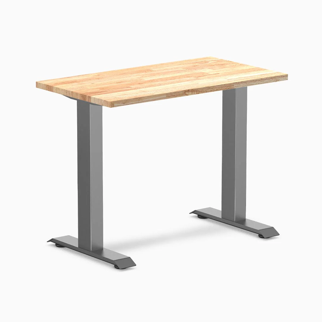 Desky Zero Mini Rubberwood Office Desk - Image 16